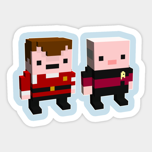 Star Trek Captains Sticker by tinrobotstudios